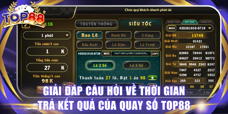 Xổ Số TOP88 - Sảnh Game Đẳng Cấp, Đáng Thử Nhất Năm 2026