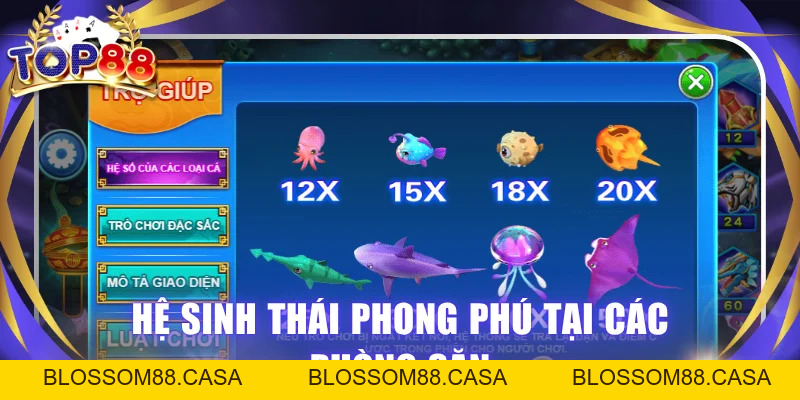 Bắn Cá Thần Tài TOP88 - Chinh Phục Bàn Săn Chỉ Từ 0.3