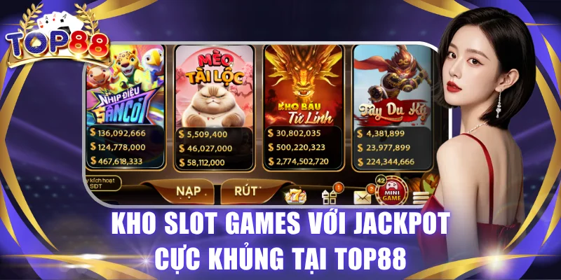 Slot TOP88 - Quay Hũ Liền Tay, Trúng Ngay Tiền Tỷ Mỗi Ngày